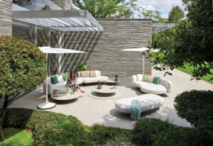 Organix Lounge new collection Royal Botania nature garden chic furniture outdoor design inspiration ideas luxury round organic shapes colours living Chic Gardens Magazine