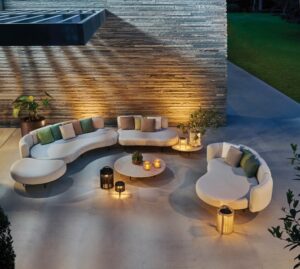 Organix Lounge new collection Royal Botania nature garden chic furniture outdoor design inspiration ideas luxury round organic shapes colours living Chic Gardens Magazine